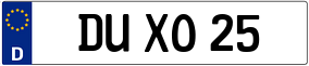 Truck License Plate